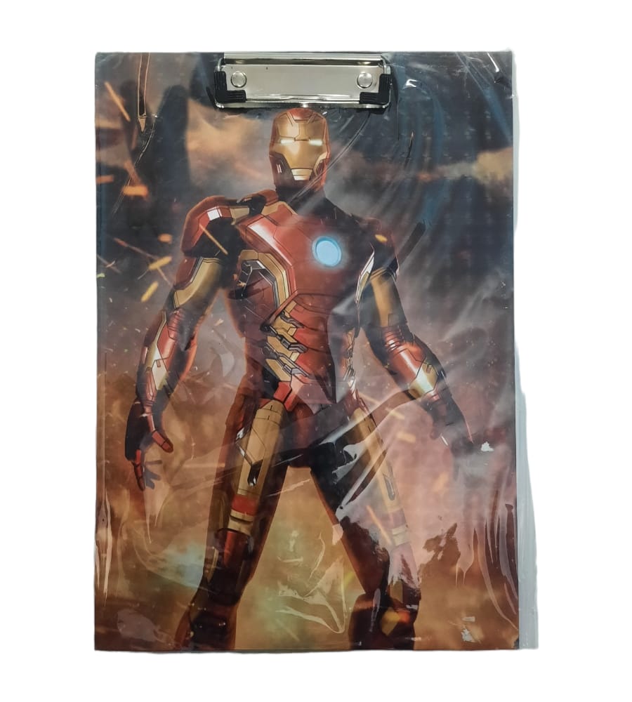 Ironman Exam Board | Multicolored Board | Exam Writing Pad | Foolscap Size - 24 cm x 34 cm | Pack of 1